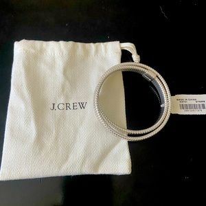 NWT J.Crew Doubled Bracelet, Silver